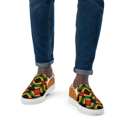 Kente Men’s Slip-on Shoes