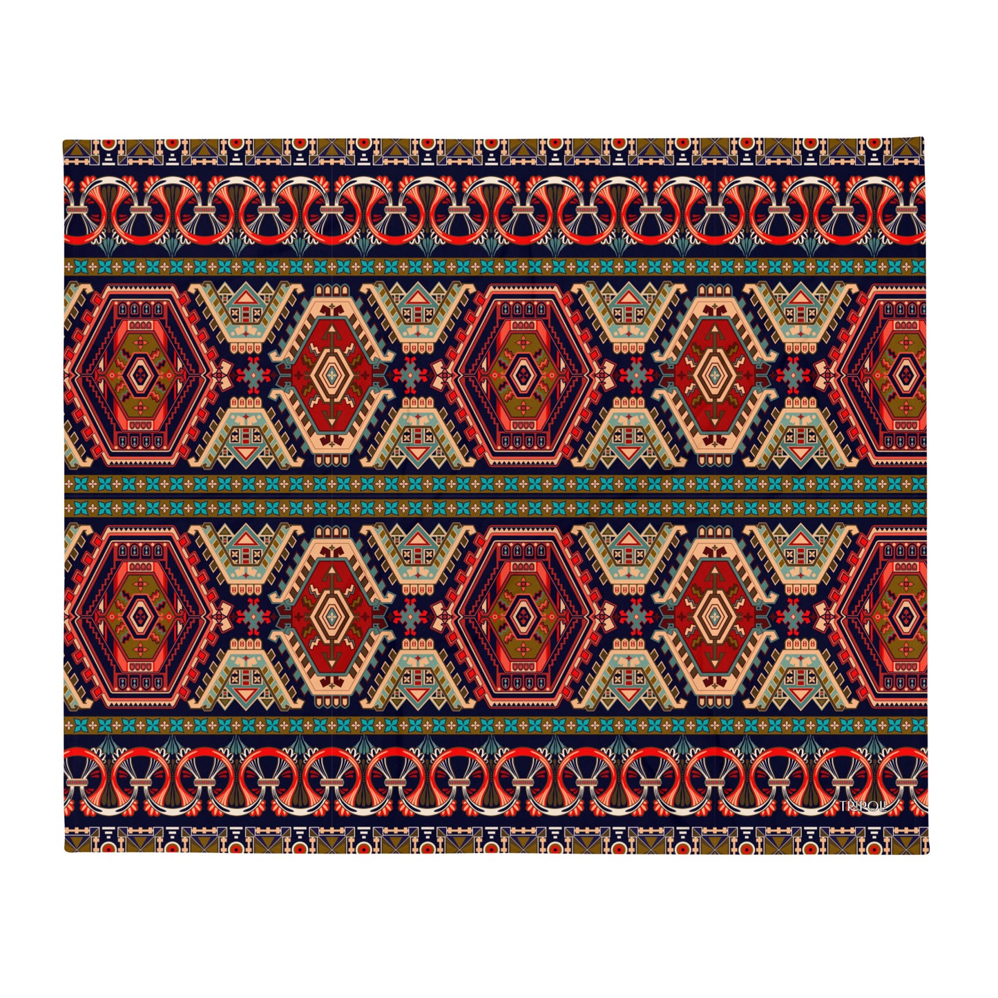 Tripoli Legacy Throw Blankets