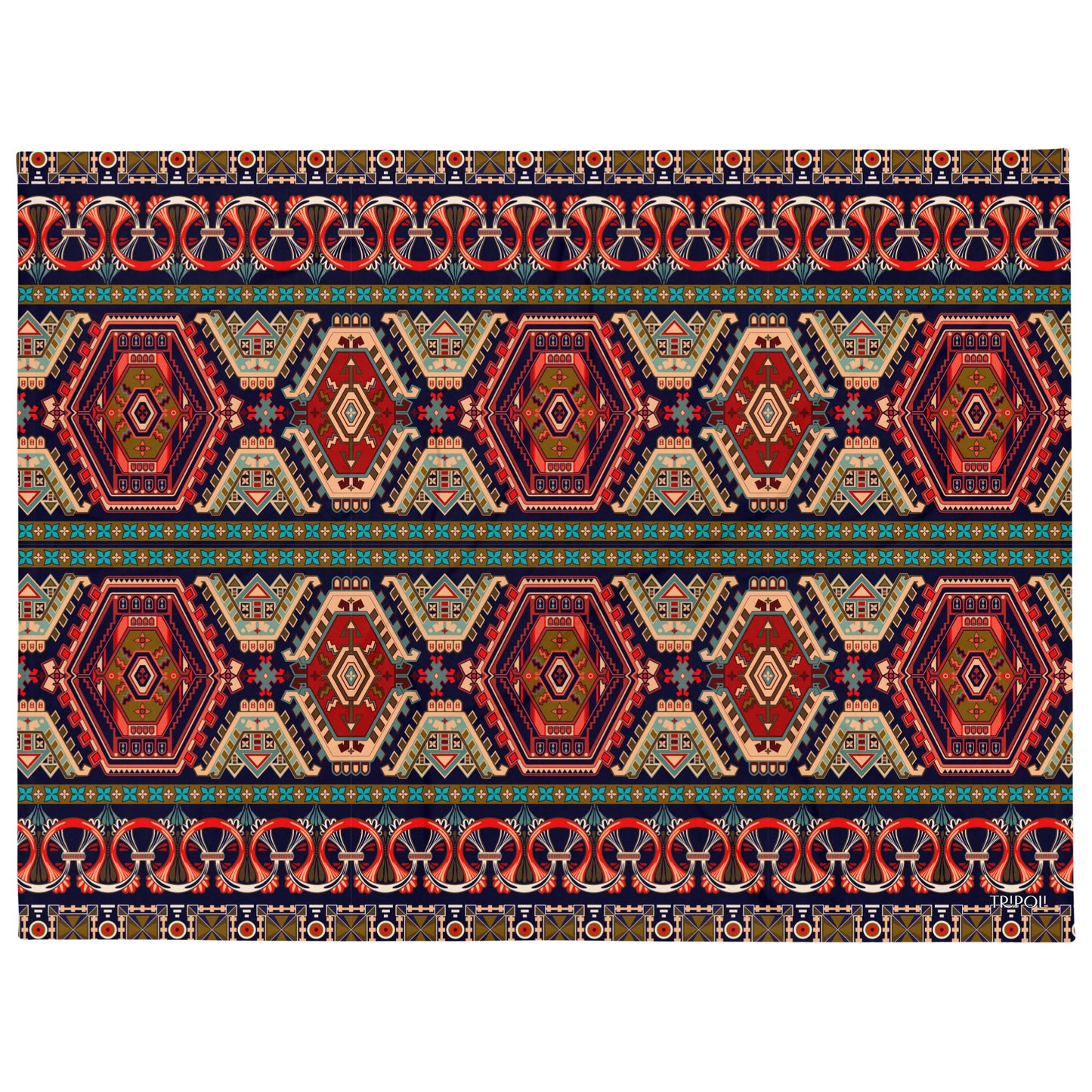 Tripoli Legacy Throw Blankets